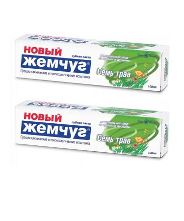 New pearl Toothpaste "Seven herbs 100 ml" set 2 pcs