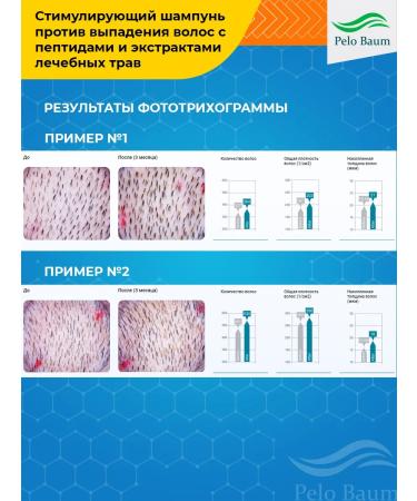Pelo Baum Sang baum shampoo+air conditioning for hair growth with peptides - Buy Online on GoSupps.com