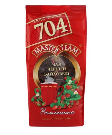 MASTER TEAM Black black tea with strawberries 704 - Buy Online on GoSupps.com