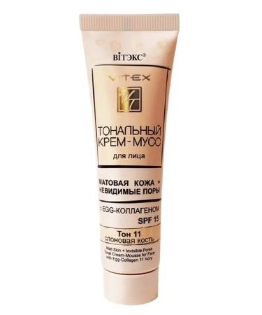 Vitex Tonal cream-moss for face tone 11 ivory SPF15