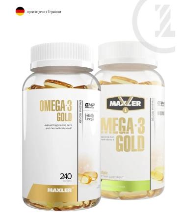 maxler Omega-3 Gold 240 Fatty Acids Germany - Buy Online on GoSupps.com