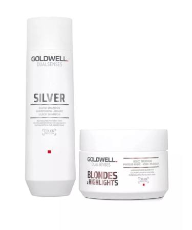 Goldwell Refining Silver shampoo for gray and blond hair 250ml - Buy Online on GoSupps.com