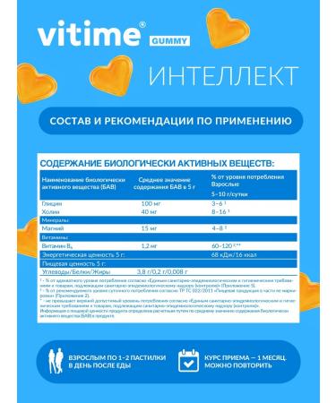 ViTime Vitamins for memory and brain to adults - Buy Online on GoSupps.com