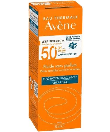 AVENE Sunflower Cream Fluid Ultra-Light Solaire Fluid SPF 50+ - Buy Online on GoSupps.com