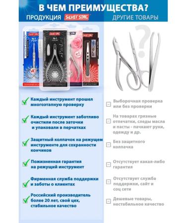 Silver Star Manicure nail scissors safe professional - Buy Online on GoSupps.com