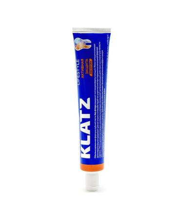 Klatz Toothpaste "Active Protection" without fluorine 75 ml - Buy Online on GoSupps.com