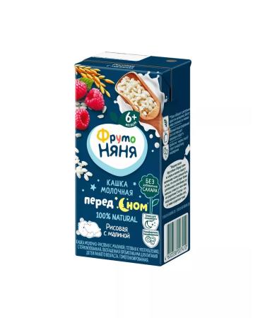 Frutonyanya Raspberry liquid milk-rice with raspberries 200 ml (18 pcs) - Buy Online on GoSupps.com