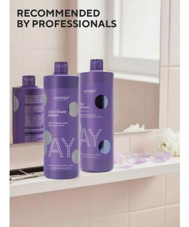 Concept Set of tint shampoo and balm Anti-Yellow ashy - Buy Online on GoSupps.com
