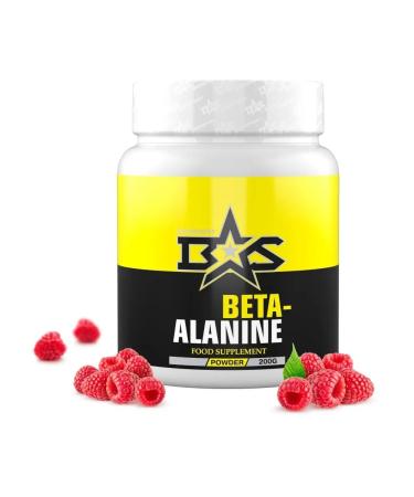 Binasport Beta-Alanin "Beta Alanine Powder" 200 g with raspberry taste