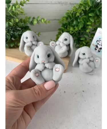 Crystal soap handmade soap bunny rabbit souvenir