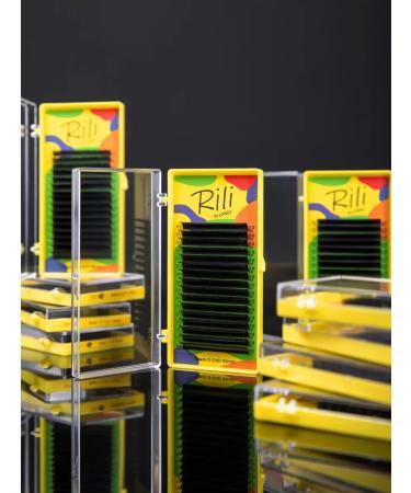 RILI Black eyelashes for increasing mix with 0.10 6-13 mm - Buy Online on GoSupps.com