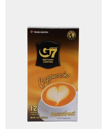 G7 Soluble coffee 3v1 cappuccino hazelnut hazelnut - Buy Online on GoSupps.com