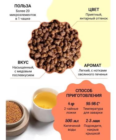 Freshburg Buckwheat tea Premium (without caffeine) 50 g - Buy Online on GoSupps.com