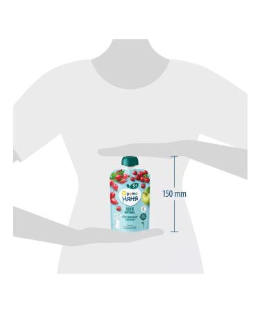 Frutonyanya Puree "vitamin salad" 90g (12 pcs) - Buy Online on GoSupps.com