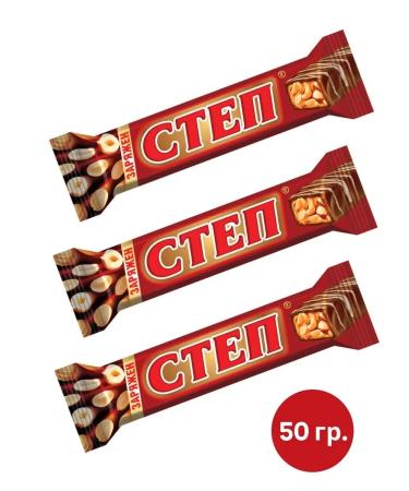Slav Baton Golden Stepel with peanuts 50 g 25 pcs - Buy Online on GoSupps.com