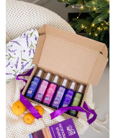 AF Turgenevskaya A set of natural hydrolates 6pcs of roses lavender from Crimea - Buy Online on GoSupps.com