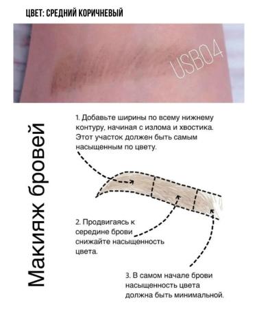 MAKE UP SECRET Eyebrow pencil automatic ruff Medium Brown USB04 - Buy Online on GoSupps.com