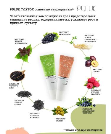 Neicha Botox for eyebrows and eyelashes PULUK TOXTOX LASH VITAL - Buy Online on GoSupps.com