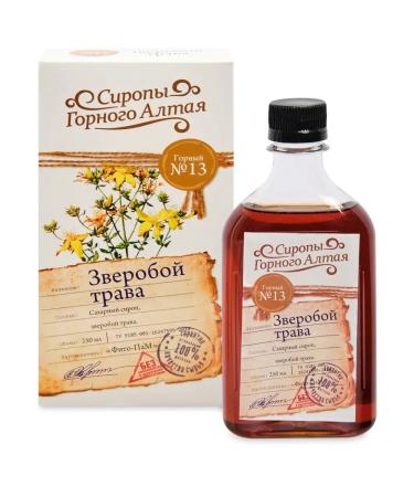 Altaimag Syrup "Mountain 13" - St. John's wort grass 250ml - Buy Online on GoSupps.com