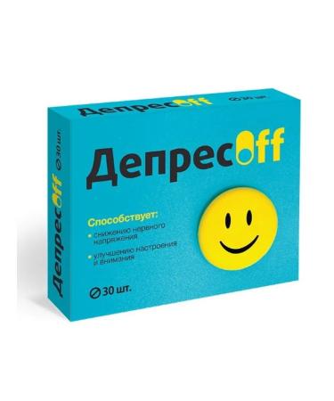 Natural supplements Depreff 30 pcs. Tablets weighing 515 mg