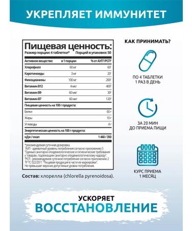 SOLAB Chlorella in tablets - Buy Online on GoSupps.com