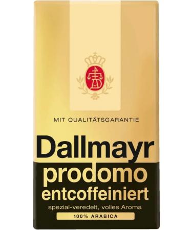 dallmayr Ground Coffee without caffeine Prodomo Entcoffeiniert 500g