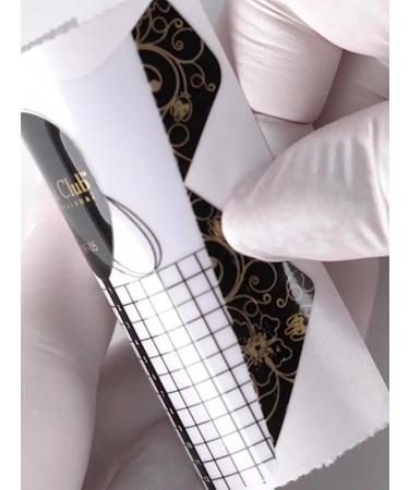 Nail Club Professional NF-05 Forms for building nails from PVC plastic 250 pcs - Buy Online on GoSupps.com