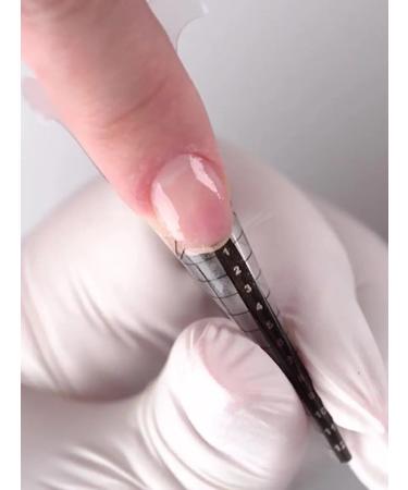 Nail Club Professional NF-05 Forms for building nails from PVC plastic 250 pcs - Buy Online on GoSupps.com