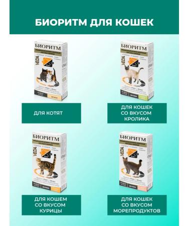 VEDA Vitamins for kittens (from 2 months) biorhythm - Buy Online on GoSupps.com