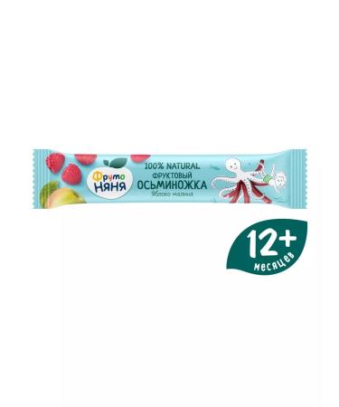 Frutonyanya Fruit pieces of octopus apple raspberries 16g (12 pcs) - Buy Online on GoSupps.com