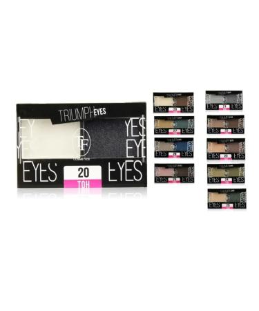 TF Cosmetics Feature shadows double Triumph Eyes 27 Gold and Emerald - Buy Online on GoSupps.com