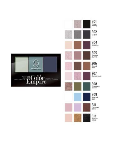 TF Cosmetics Shadows Feature Trio Color Empire 306 Forest Walnut - Buy Online on GoSupps.com