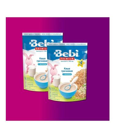 Bebi Premium Milk buckwheat 1+1 pc 400 grams - Buy Online on GoSupps.com