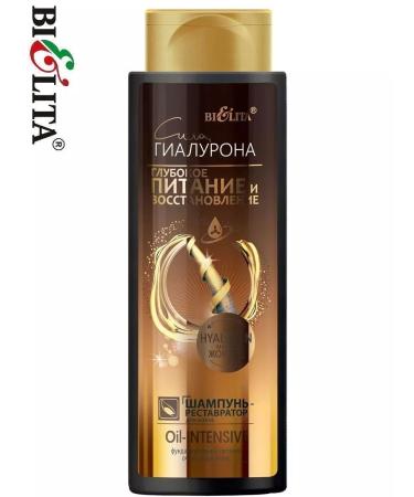 Belita "The power of hyaluron" Shampoo-Restavator "Oil-Intensive" 400 ml - Buy Online on GoSupps.com