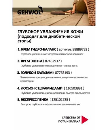 Gehwol Cream for dry legs of the legs Hydobalance of gum 125 ml - Buy Online on GoSupps.com