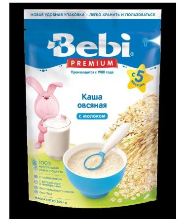 Bebi Premium Milk oatmeal 1+1 400 grams - Buy Online on GoSupps.com