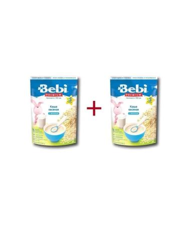 Bebi Premium Milk oatmeal 1+1 400 grams - Buy Online on GoSupps.com