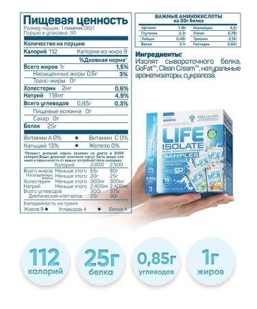 Tree of Life Protein for weight loss whey 15 Sasha - Buy Online on GoSupps.com