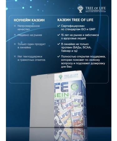 Tree of Life Casein protein protein cocktail casein without sugar - Buy Online on GoSupps.com