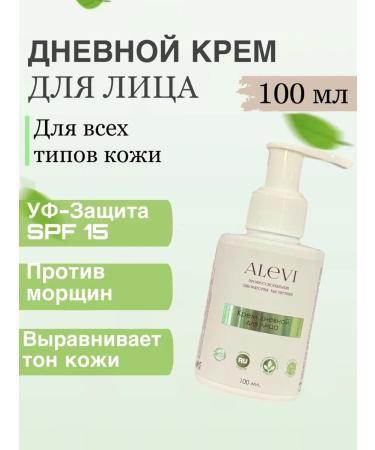 AleVi Refreshing face cream and age SPF 15+ 100 ml