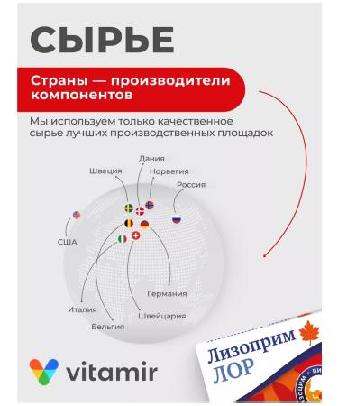 Vitamir Lizopim ENT from sore throat for resorption 50 pcs - Buy Online on GoSupps.com