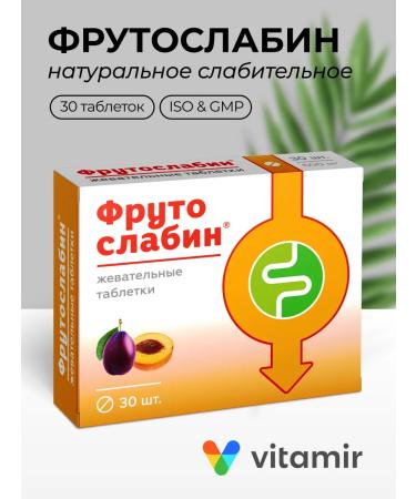 Vitamir Frutoslabi laxative for losing weight Zhev. Tab 30 pcs
