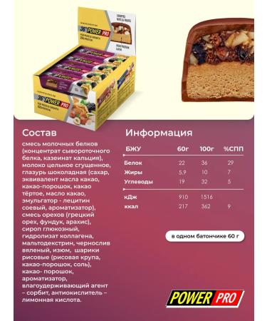 POWER PRO Protein Baton for gaining mass - Buy Online on GoSupps.com