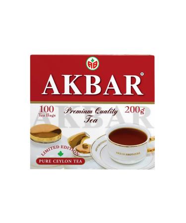 AKBAR Black tea in bags 100 pieces - Buy Online on GoSupps.com