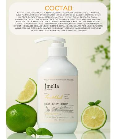 JMELLA Moisturizing body lotion lime and basil - Buy Online on GoSupps.com