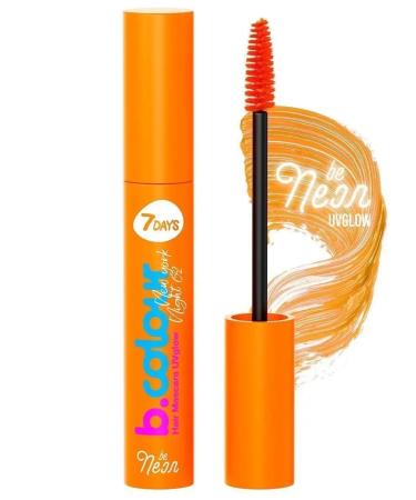 7DAYS Color mascara for eyelashes and hair orange