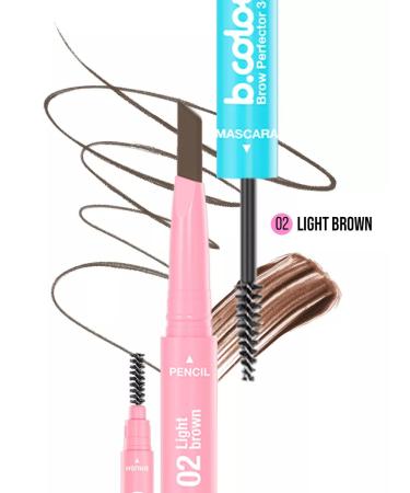 7DAYS Brown eyebrow pencil automatic with a brush - Buy Online on GoSupps.com