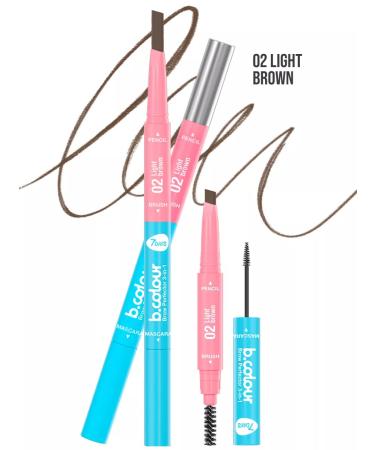 7DAYS Brown eyebrow pencil automatic with a brush - Buy Online on GoSupps.com