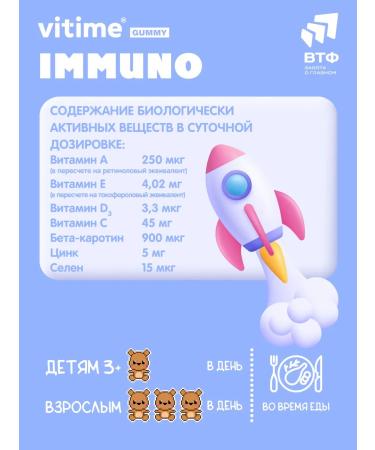 ViTime Vitamins for children for immunity marmalade bears - Buy Online on GoSupps.com