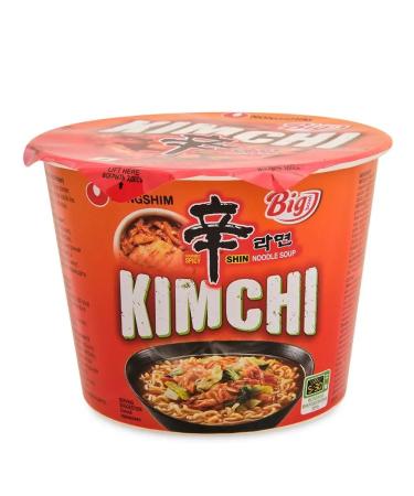 Asian food Lapsha nongshim dried with kimchi (kimchkhi) 4pcs of 112g Korea - Buy Online on GoSupps.com